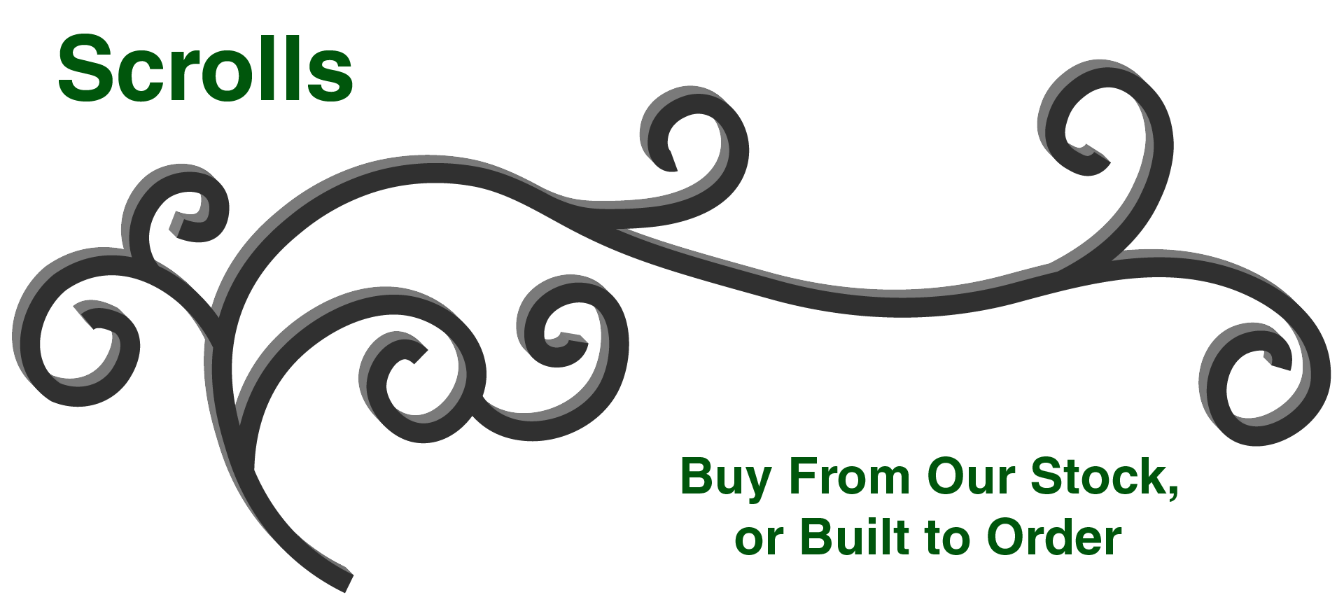 Wrought Iron Scrolls, Forged Steel Scrolls, Forged Steel Scroll Panels. Wide variety and Excellent Quality from Superior Ornamental Supply.