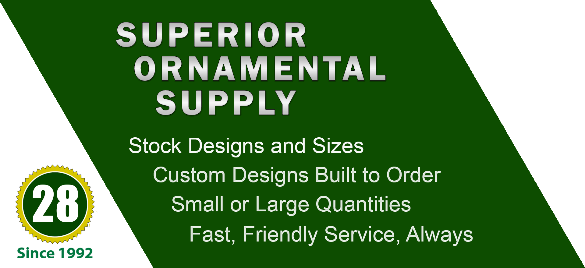 Wrought Iron Scrolls, Forged Steel Scrolls, Forged Steel Scroll Panels. Wide variety and Excellent Quality from Superior Ornamental Supply.