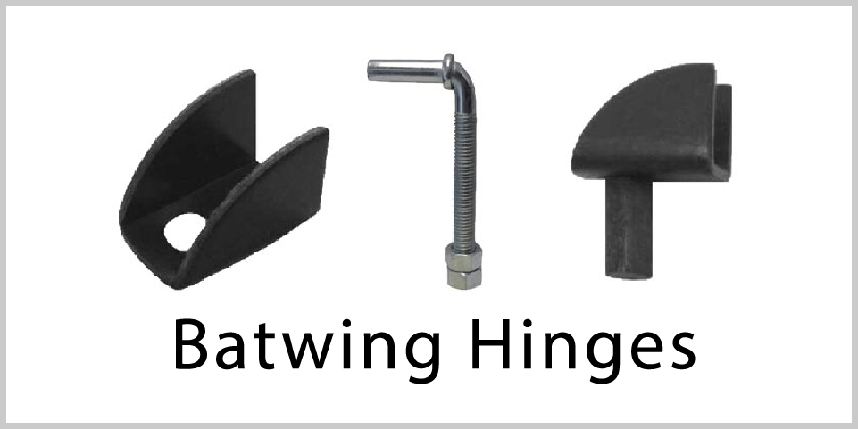 Hinges- Batwing Hinges.  Wide variety and Excellent Quality from Superior Ornamental Supply.