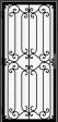 Wrought Iron Security Door, exclusively crafted by Superior Ornamental Supply