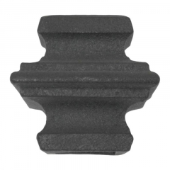 This cast iron collar for square material can be added to balusters and pickets used in your home renovations.