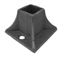 Square Base Flange Cover Shoe Cast Iron - RCFS1