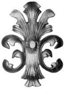 Cast Steel Leaves & Ornaments 55-860