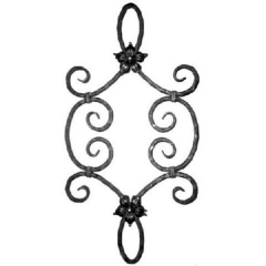 Forged Steel Wrought Iron Scroll Panels 70-242