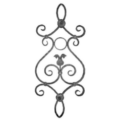 Forged Steel Wrought Iron Scroll Panels 70-230