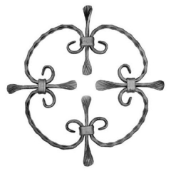 Forged Steel Wrought Iron Scroll Panels 70-312