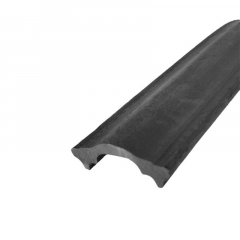 This cap rail is made with molded steel and is a decorative smooth top to any handrail. They fit over steel tube or flat bar. We have sizes to fit over 1", 1 1/4" , and 1 1/2" wide. 