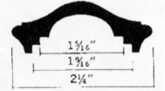 Molded Steel Caprail 25-206