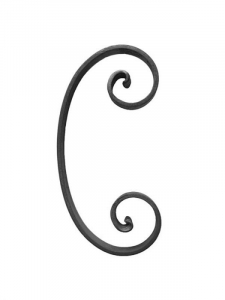 Steel Wrought Iron Scroll SCH - Various Sizes