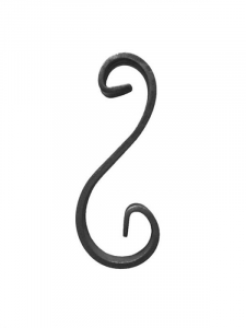 Steel Wrought Iron Scroll SS80-A-Various Sizes