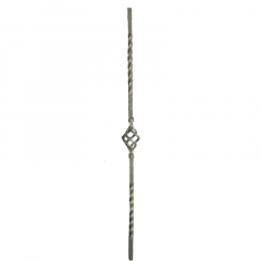 Twisted Balusters SUI48-2 - With a single basket 