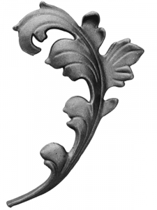 Cast Steel Leaves and Ornaments 55-573