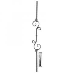 Hammered Pickets SUI65-620 - With a scroll.