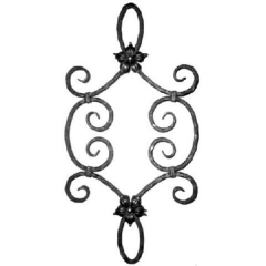 Forged Steel Wrought Iron Scroll Panels 70-242
