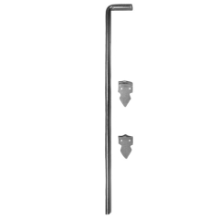 Gate Hardware - Cane Bolt - 1/2" x 12"