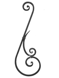 Steel Wrought Iron Scroll SS405