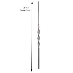 Twisted Balusters SUI50-5 - Twisted in the center