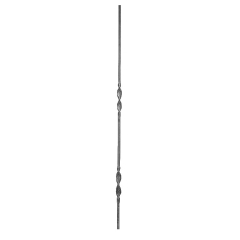 Twisted Balusters SUI50-6L - With bow like twist - 47" Height