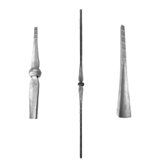Hammered Pickets SUI64-I-2 - With a single collar.