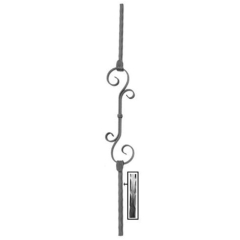 Hammered Pickets SUI65-620 - With a scroll.