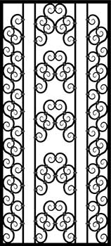 superior ornamental supply security door df17.0